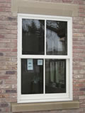 Custom made aluminium/timber sash windows