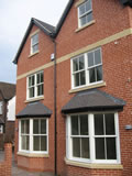 Traditional sliding sash windows with modern technology