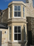 Custom made aluminium clad/timber sliding sash Insert windows