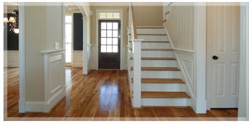 Wood wall panelling